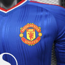 2026/2027 Player Version Long Sleeve Manchester United Away Blue