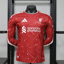 2026/2027 Player Version Long Sleeve Liverpool Home Football Shirt 1:1 Thai Quality