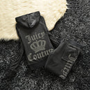 2026 New Spring and Autumn Foreign Trade Women's Clothing Plus Size Slim Fit Rhinestone Sports Casual Fashion Velvet Two-Piece Set Wholesale
