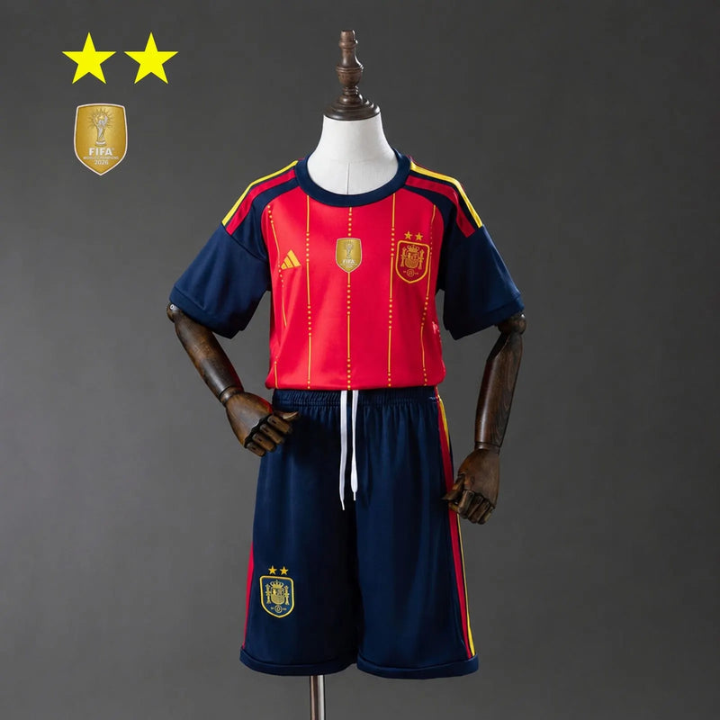 2026 Spain 2 Stars Home Kids Size