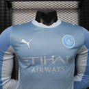2026/2027 Player Version Long Sleeve Manchester City Home Football Shirt 1:1 Thai Quality