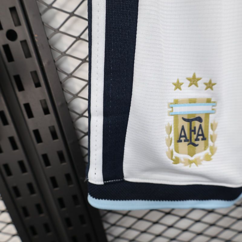 2026 Player Version Argentina National Team Home White Shorts
