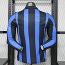 2026/2027 Player Version Long Sleeve Inter Milan Home Football Jersey1:1 Quality Thai