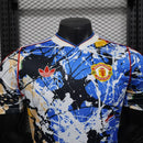 2026/2027 Player Version Manchester United x Stone Roses Football Shirt Blue