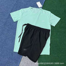 Wholesale New Sports Fitness Running Suit Quick-Drying Breathable Loose Casual Short-Sleeved Shorts Men and Women Same Style Fashion