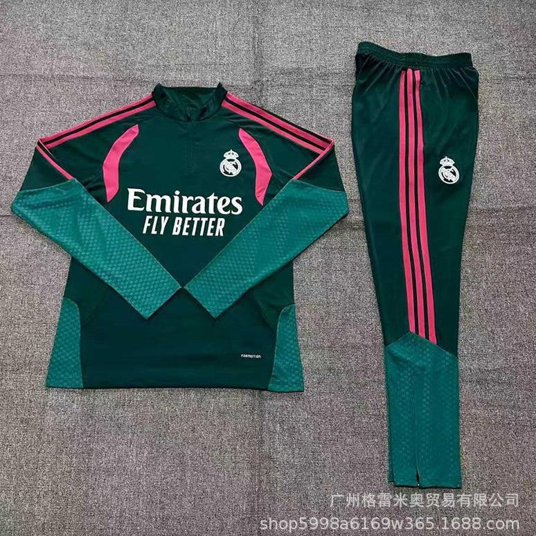 2026/27 Real Madrid Training Half-Zip Long-Sleeved Adult