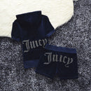 New Summer Goose Velvet Hot Diamond Letters Fashion Casual Sports Suit Shorts Short-Sleeved Women's Clothing Foreign Trade