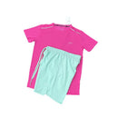 Wholesale New Sports Fitness Running Suit Quick-Drying Breathable Loose Casual Short-Sleeved Shorts Men and Women Same Style Fashion