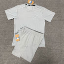 Nike Miler ADV T-Shirt Mineral Slate & Mineral Slate Challenger Shorts Set