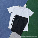 Wholesale New Sports Fitness Running Suit Quick-Drying Breathable Loose Casual Short-Sleeved Shorts Men and Women Same Style Fashion