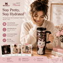 STANLEY Marie Cat Floral Tumbler