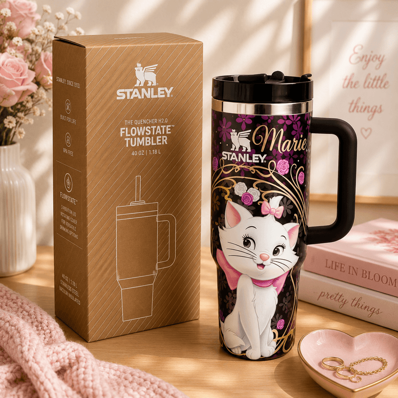 STANLEY Marie Cat Floral Tumbler