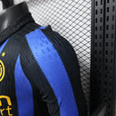 2026/2027 Player Version Long Sleeve Inter Milan Home Football Jersey1:1 Quality Thai