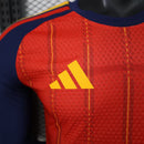2026 Player Version 2 Stars Spain National Team Home long sleeves Football Shirt 1:1 Thai Quality