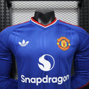 2026/2027 Player Version Long Sleeve Manchester United Away Blue