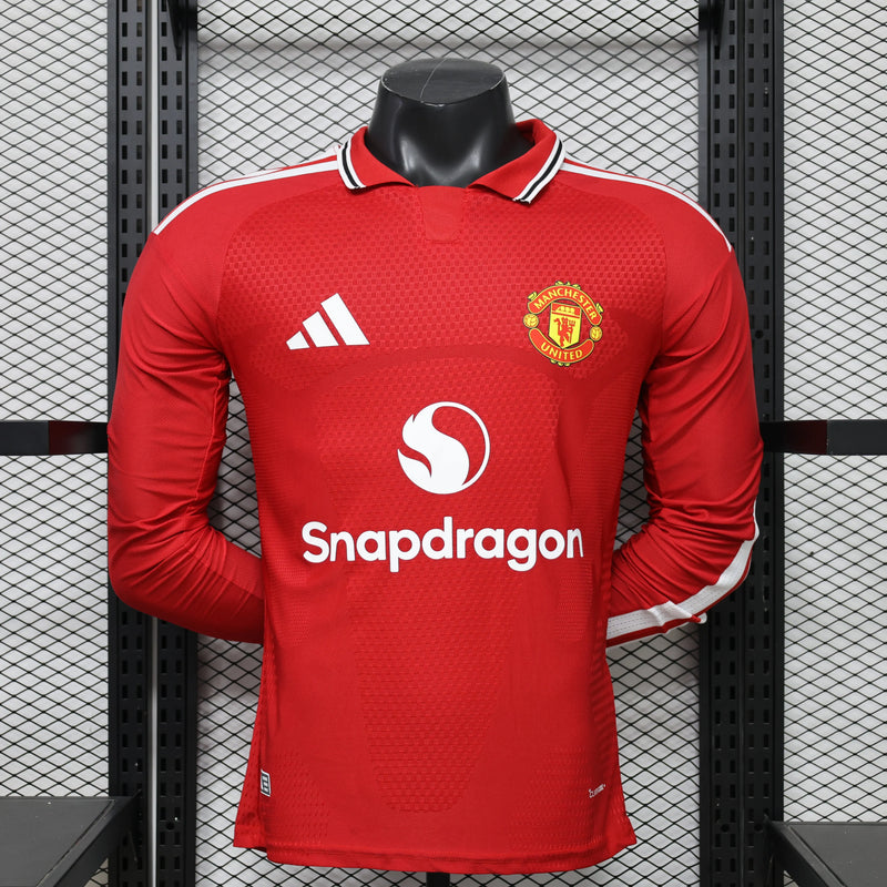 2026/2027 Player Version Long Sleeve Manchester United Home