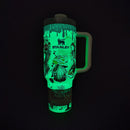 Stanley Halloween Luminous Glow Tumbler with Stitch Art